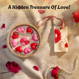 Heartfelt Aromatherapy Handcrafted Candle – Romantic & Relaxing Scented Candle