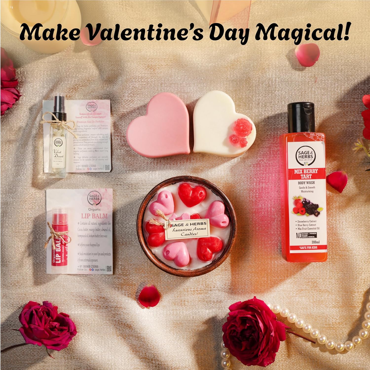 Love Indulgence Gift Hamper – Romantic Gift for Couples, Self-Care & Wellness