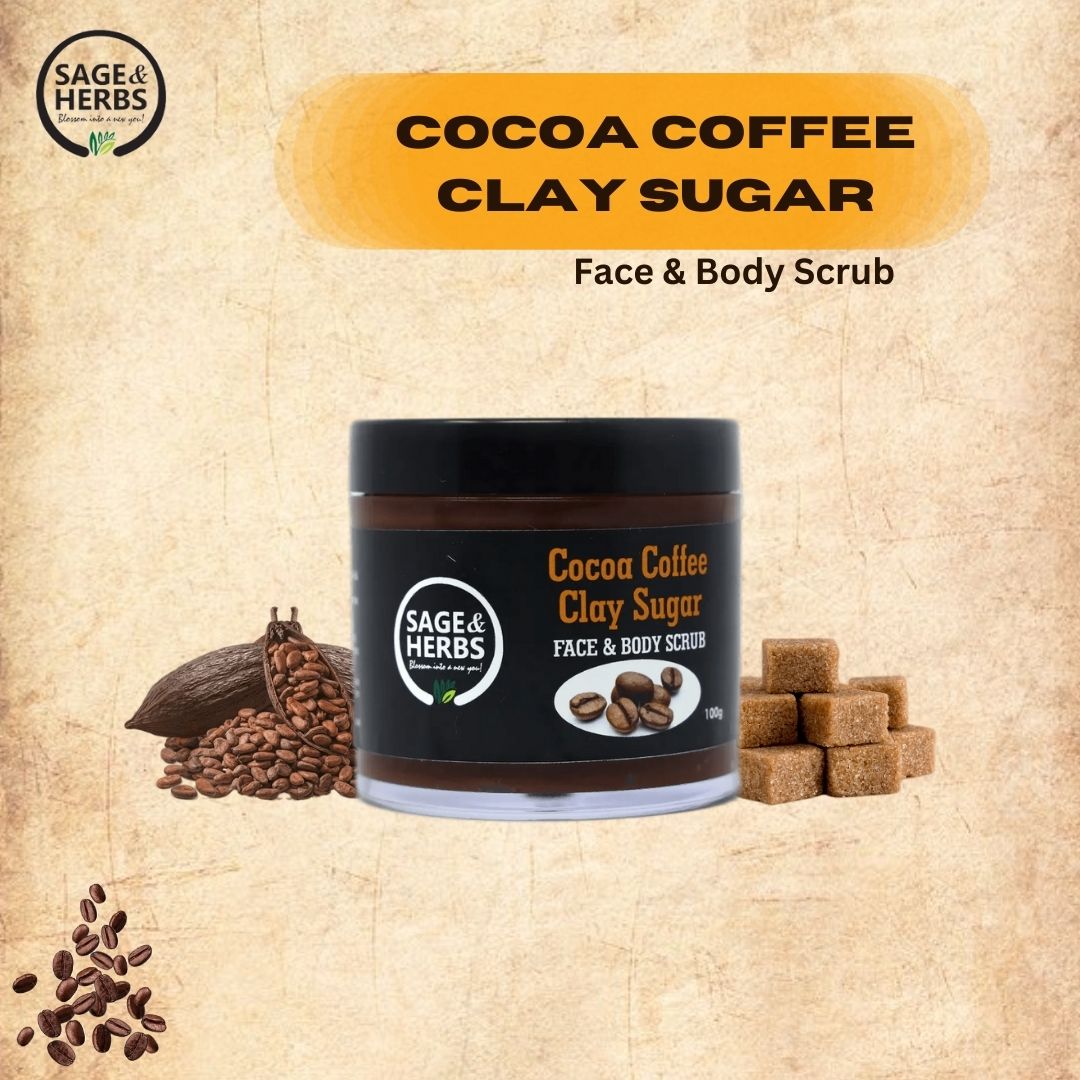 Cocoa Coffee Clay Sugar Face & Body Scrub