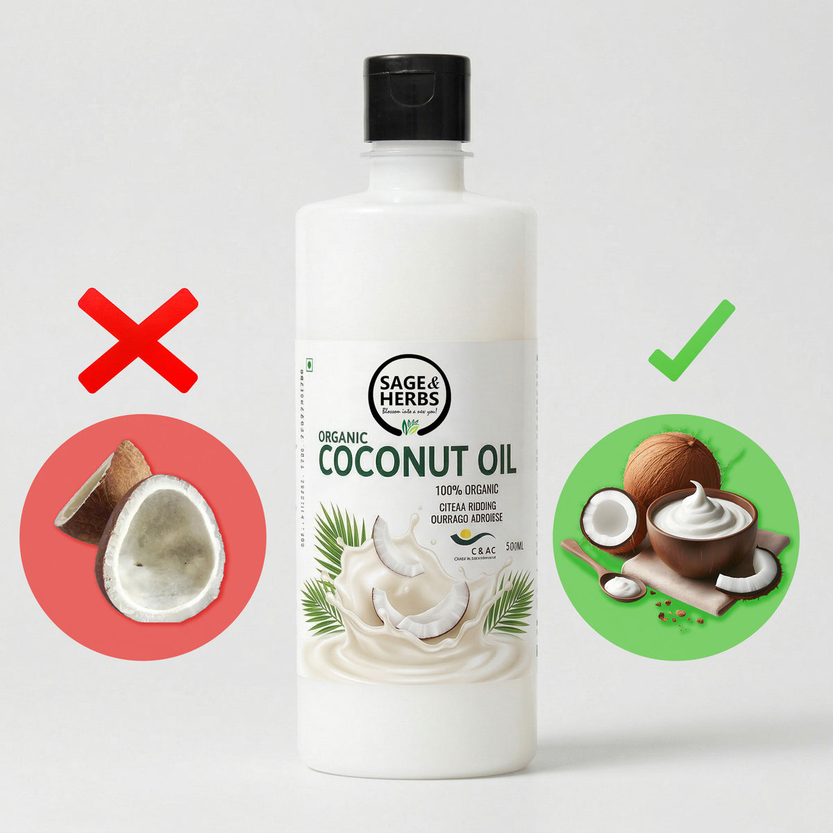 Organic & Natural Coconut Milk Oil - Centrifugal system Extra Virgin