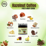 Hazelnut Coffee Face & Body Scrub - Natural Exfoliating Coffee Scrub