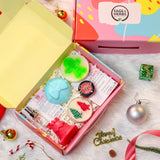 Holiday Bliss Pack - Festive Organic Gift Set with Soaps, Candles & Lip Balm