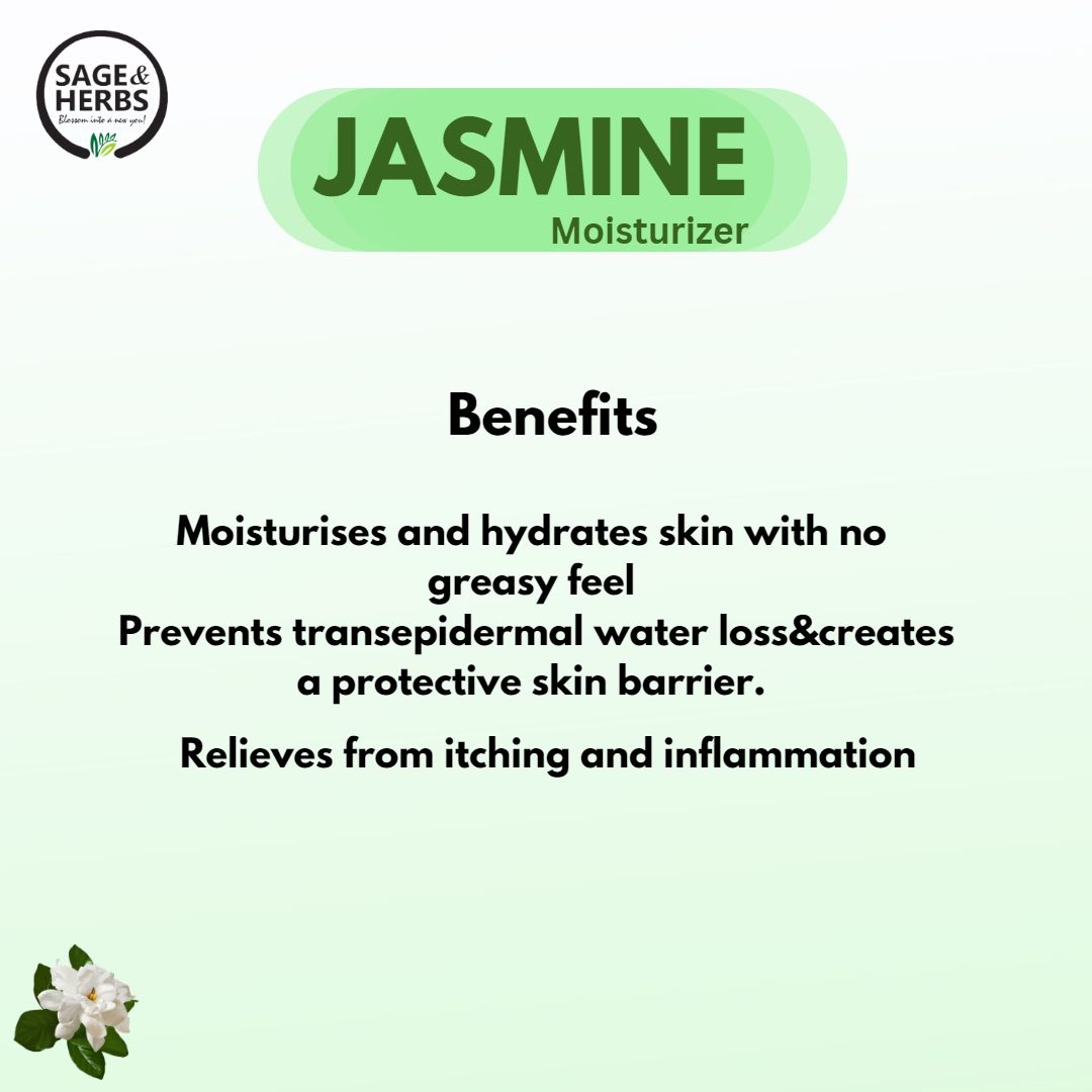 Jasmine Moisturizer Lotion - Hydrating & Soothing Daily Lotion