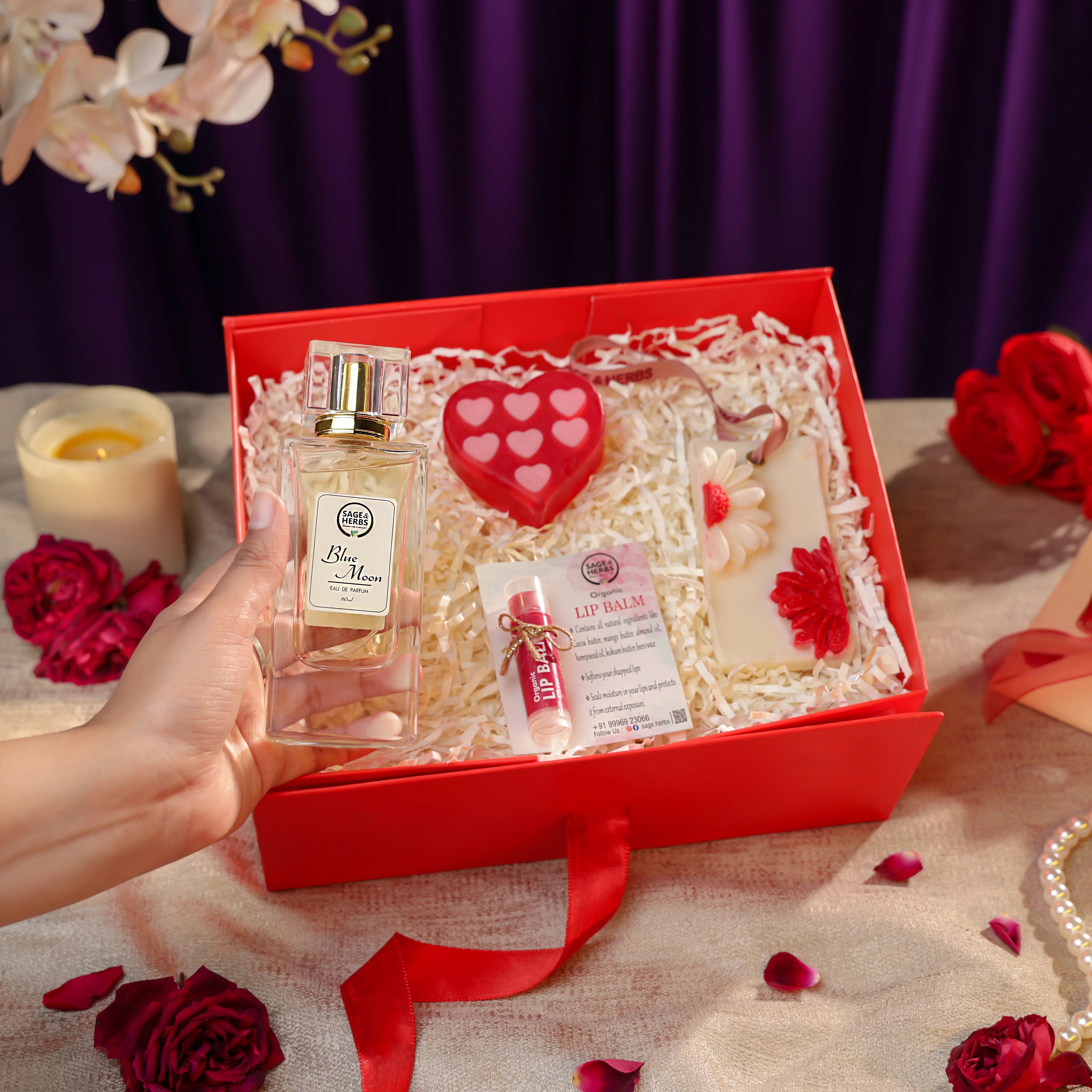 Romantic Radiance Hamper - Premium Valentine’s Fragrance & Gift Set