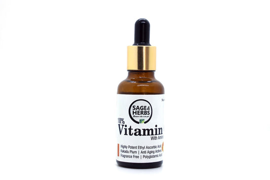 10% Vitamin C Face Serum for Bright, Even Skin - Antioxidant Glow Serum