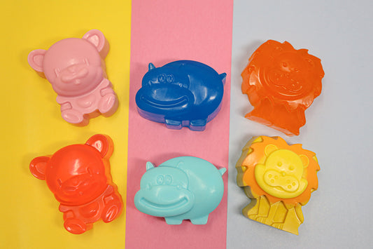Animals Shape Kids Soap Set – Fun & Gentle Handcrafted Bath Set (800g)