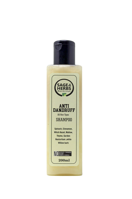 Anti Dandruff Shampoo – Herbal Flake-Fighting Shampoo for All Hair Types – view 2