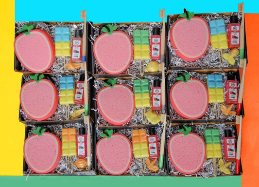 Peach Pop Care Box by Sage & Herbs