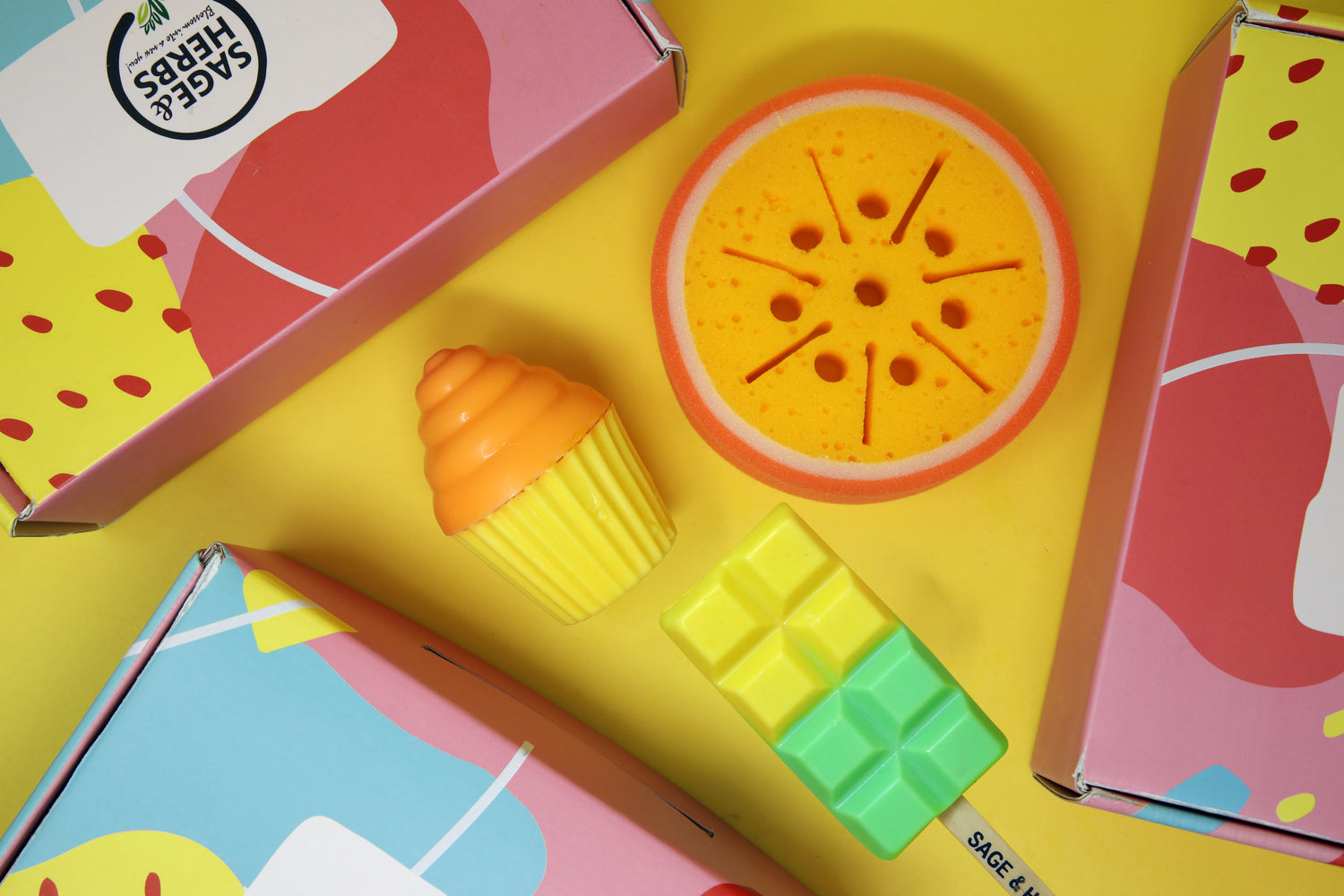 Kids Bath and Play Collection - 500g | Handcrafted Fun-Shaped Soap Set for Children