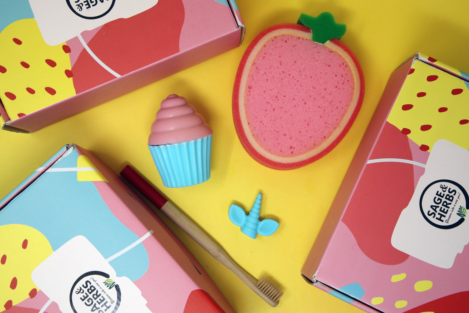 Kids Care Gift Set - 550g | Gentle & Playful Handcrafted Bath Collection