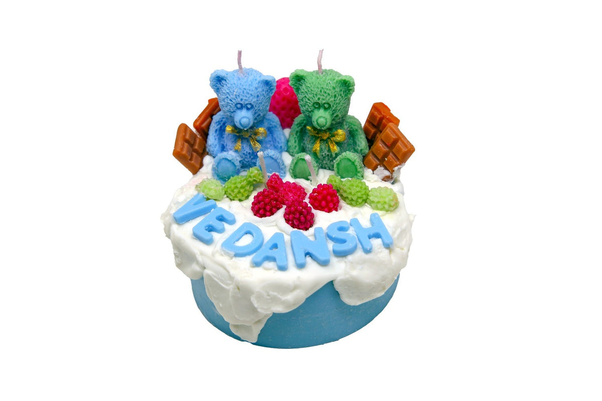 Two Bears Cake Candle