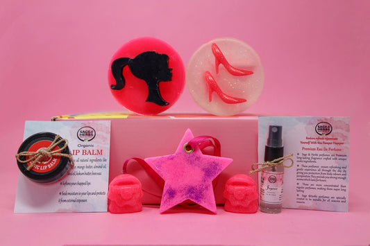 Barbie Themed Hamper – Pink Glam Favourites by Sage & Herbs