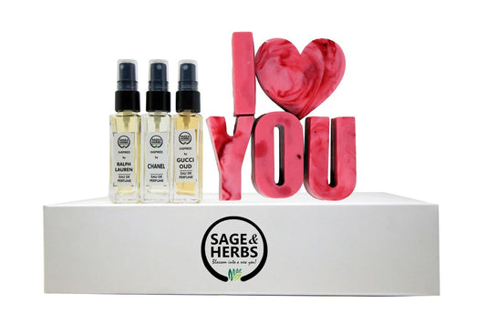 I Love You Perfume Gift Box – Romantic Natural Gift Set with Mini Perfumes & Soap – view 2