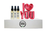 I Love You Perfume Gift Box – Romantic Natural Gift Set with Mini Perfumes & Soap