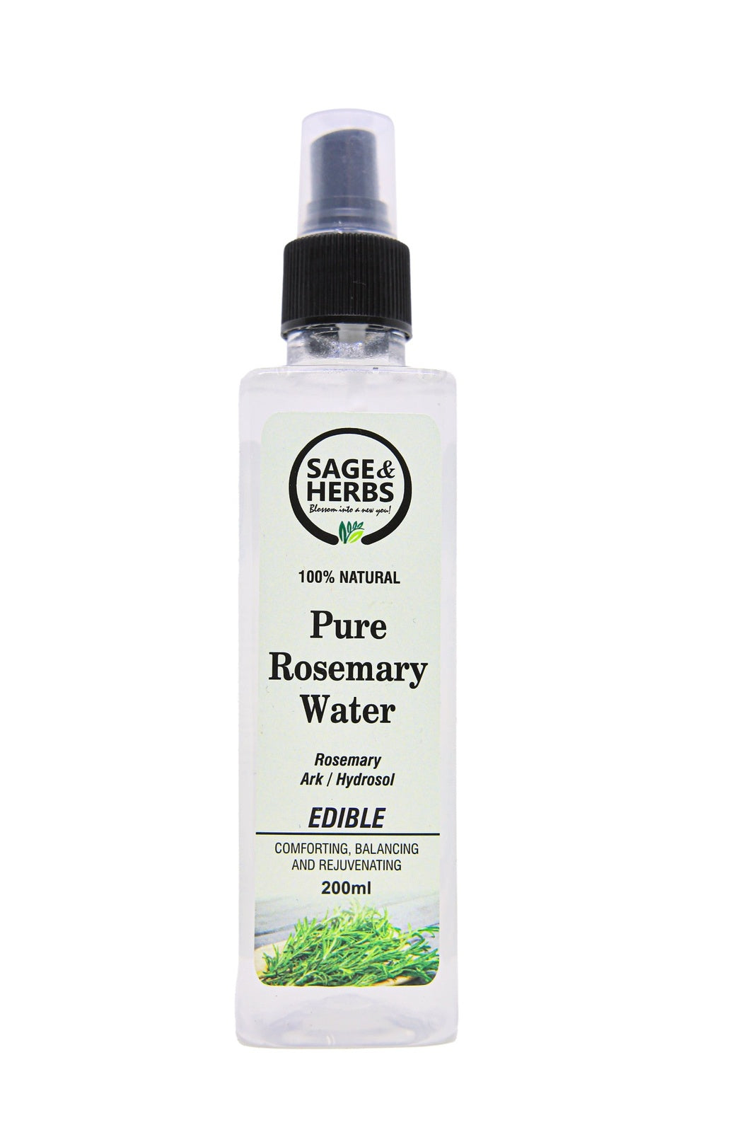 Pure Rosemary Water for Hair Growth – Herbal Scalp Mist & Hair Tonic