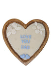 Personalised Message Heart Candles