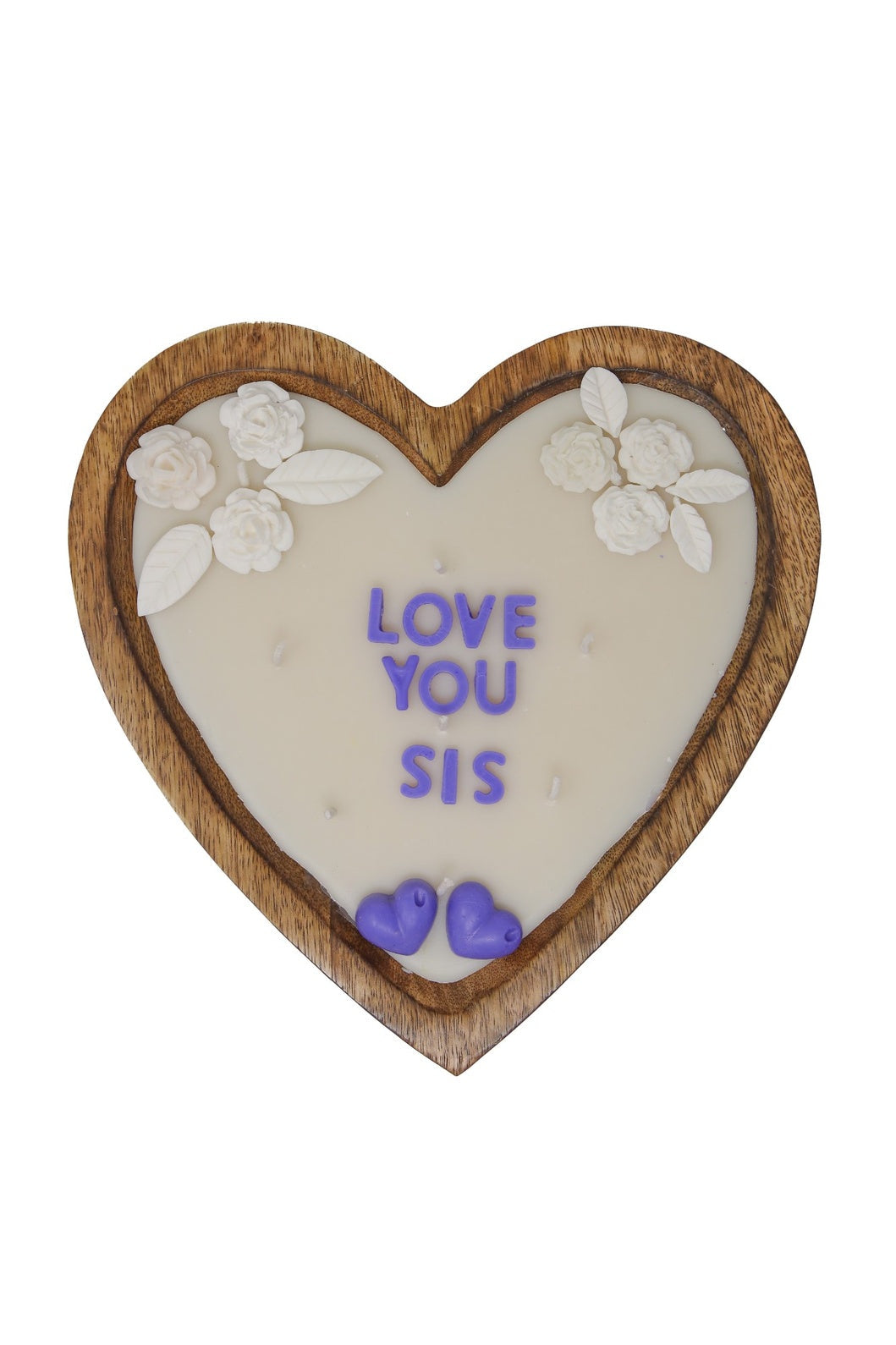 Personalised Message Heart Candles