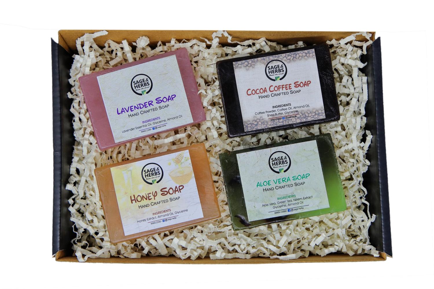 Everyday Soap Quartet - Natural Handmade Soap Gift Set
