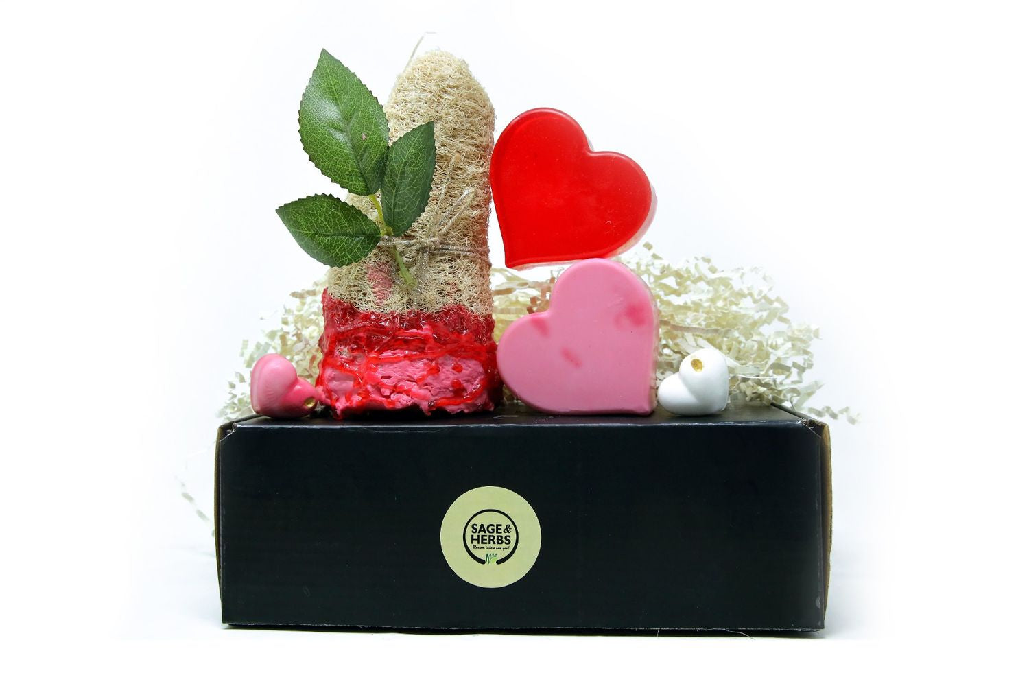 Hearts & Roses Gift Box - Romantic Soap & Self-Care Gift Set