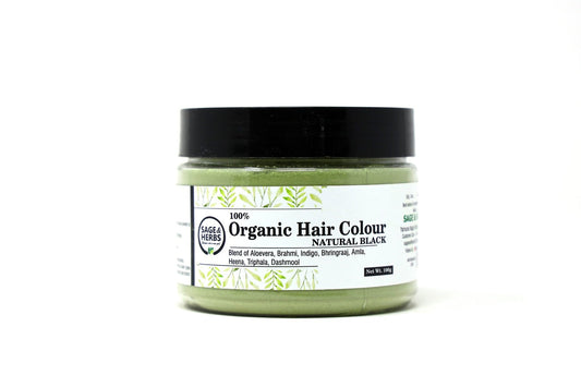 Organic Hair Colour Soft Black – Herbal, Chemical-Free Black Hair Dye