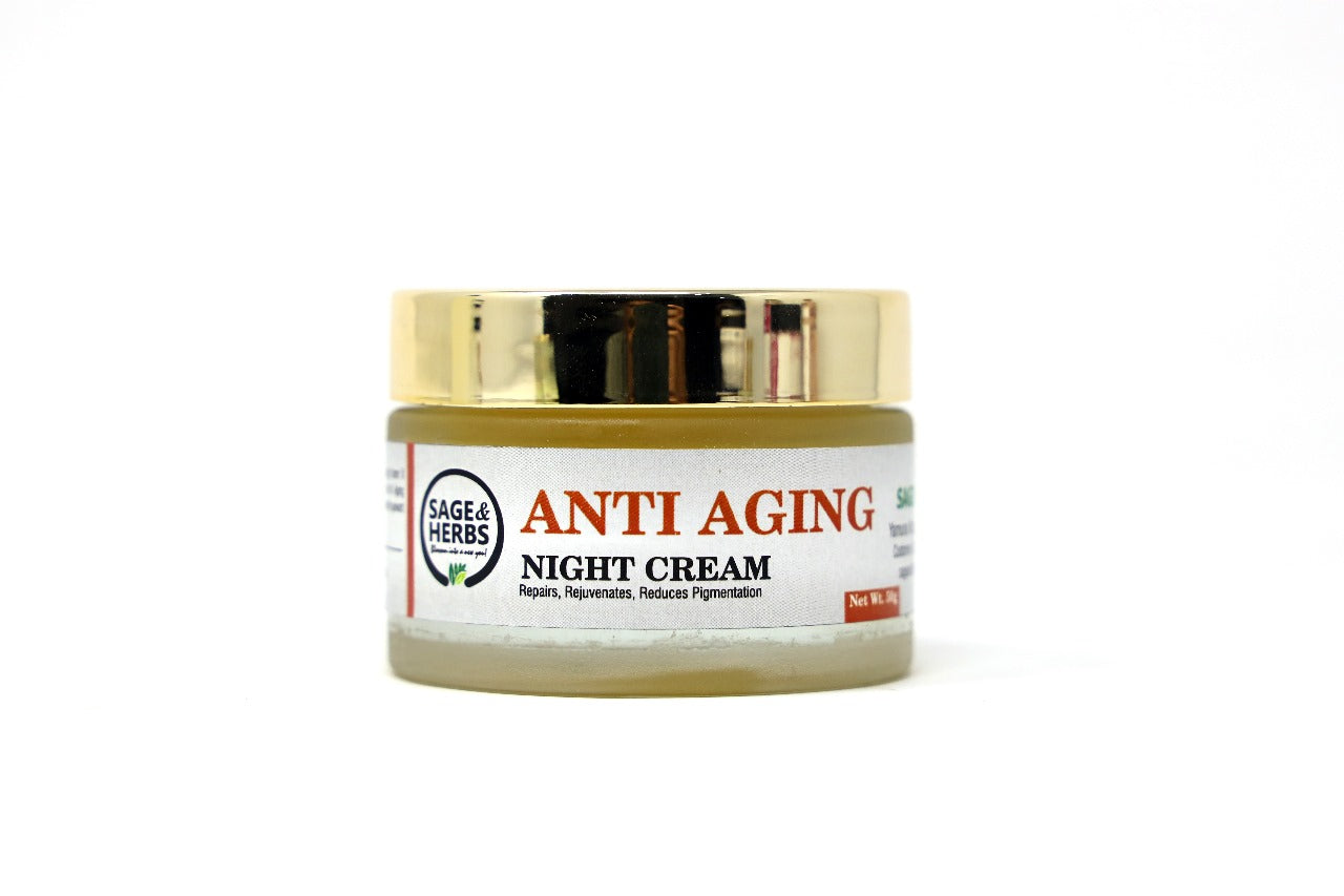 Anti-Aging Night Cream – Retinol & Q10 Overnight Repair 50g