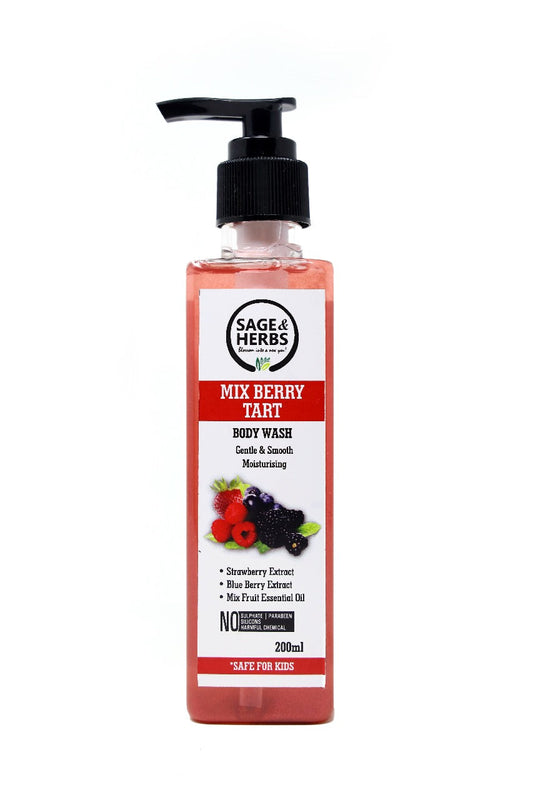 Mix Berry & Tart Body Wash – Fruity, Hydrating & Gentle Cleanser