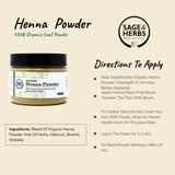 Organic Henna Powder – Natural Herbal Hair Colour & Conditioning