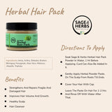 Herbal Hair Pack Mask for Dry & Damaged Hair – Deep Conditioning & Nourishment
