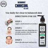 Bergamot Charcoal Face Wash – Deep Cleansing & Acne-Fighting