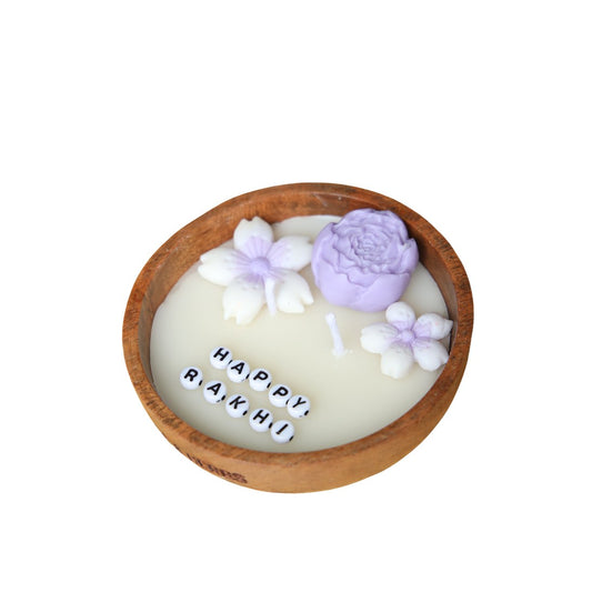 Happy Rakhi Candle – Lavender Bloom by Sage & Herbs