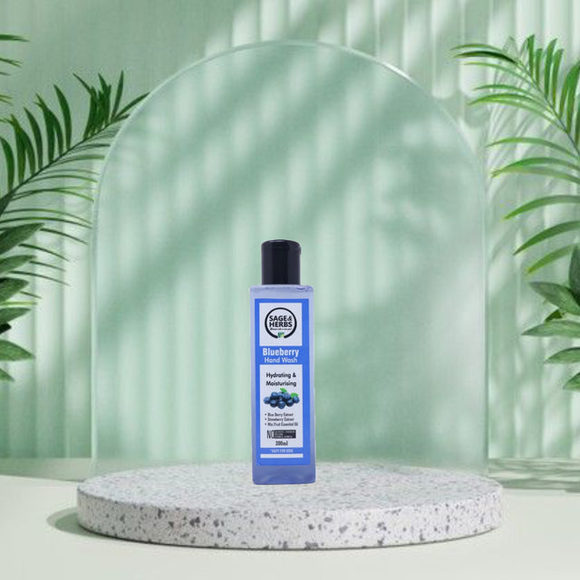 Blueberry Hand Wash – Hydrating Fruity Hand Cleanser by Sage & Herbs