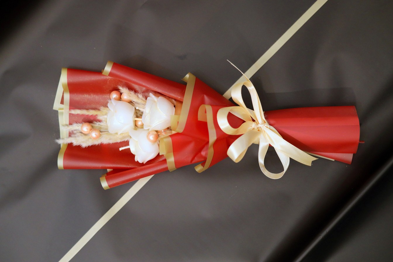 Ivory Bloom Bouquet by Sage & Herbs