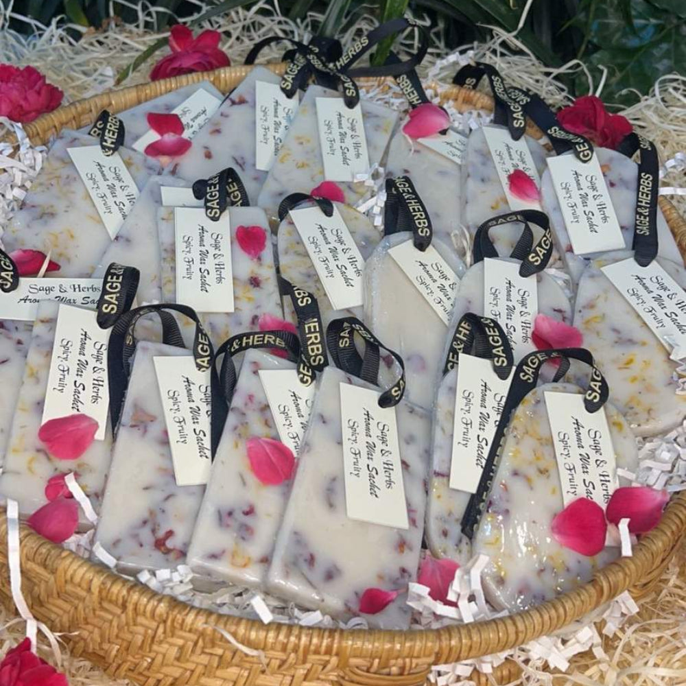 Lavender Buds Aroma Wax Sachet – Calming Natural Fragrance - Sage & Herbs