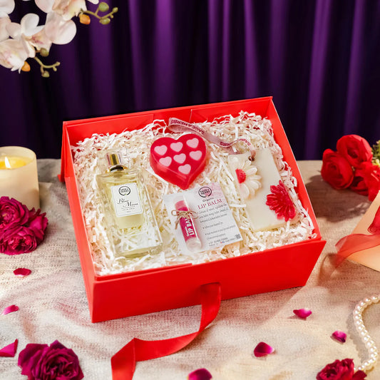 Romantic Radiance Hamper - Premium Valentine’s Fragrance & Gift Set by Sage & Herbs