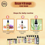 Kesar Orange Face Wash - Brightening & Acne-Fighting Natural Cleanser