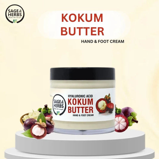 Kokum Butter Hand & Foot Cream - Deep Moisturizing & Repair Balm