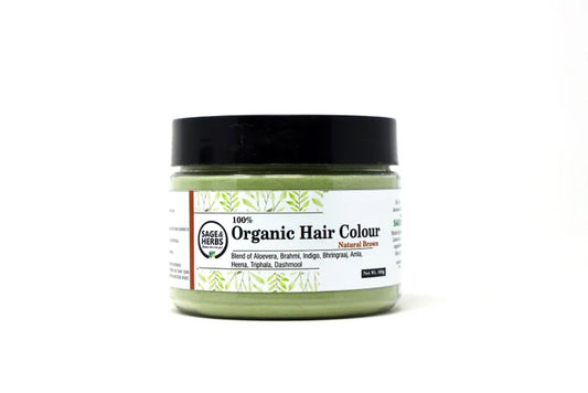Organic Hair Colour Natural Brown – Herbal & Chemical-Free Hair Dye