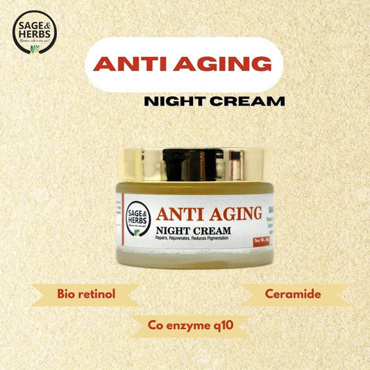 Anti-Aging Night Cream – Retinol & Q10 Overnight Repair 50g – view 2