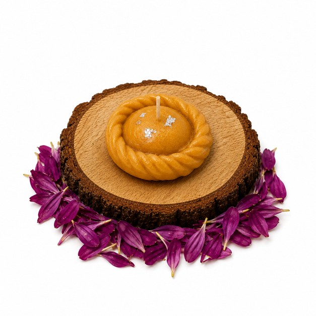 Round Gujiya Candle