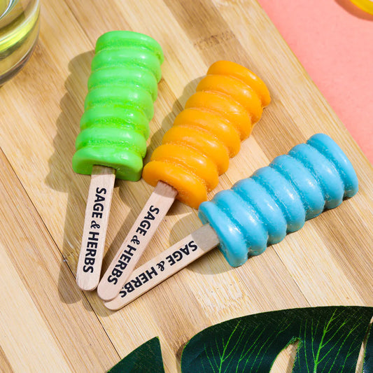 Popsicle Soap Small Soap – Fun, Moisturizing & Gentle Cleansing by Sage & Herbs