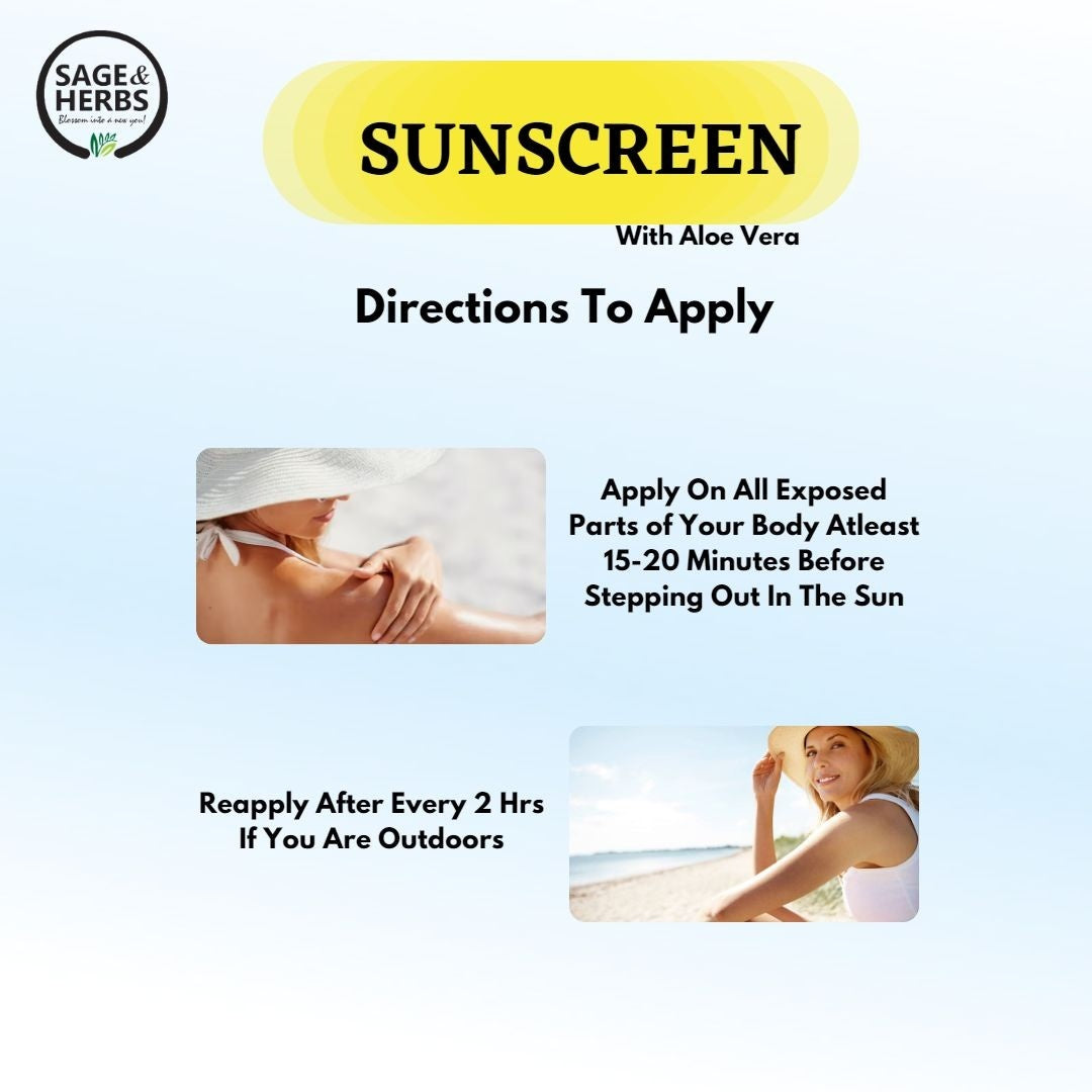 Natural Sunscreen with Aloe Vera SPF 30 - Broad-Spectrum Sun Protection 100ml