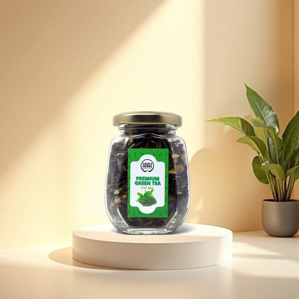 Premium Green Tea (Tulsi) – Natural Immunity & Detox Tea