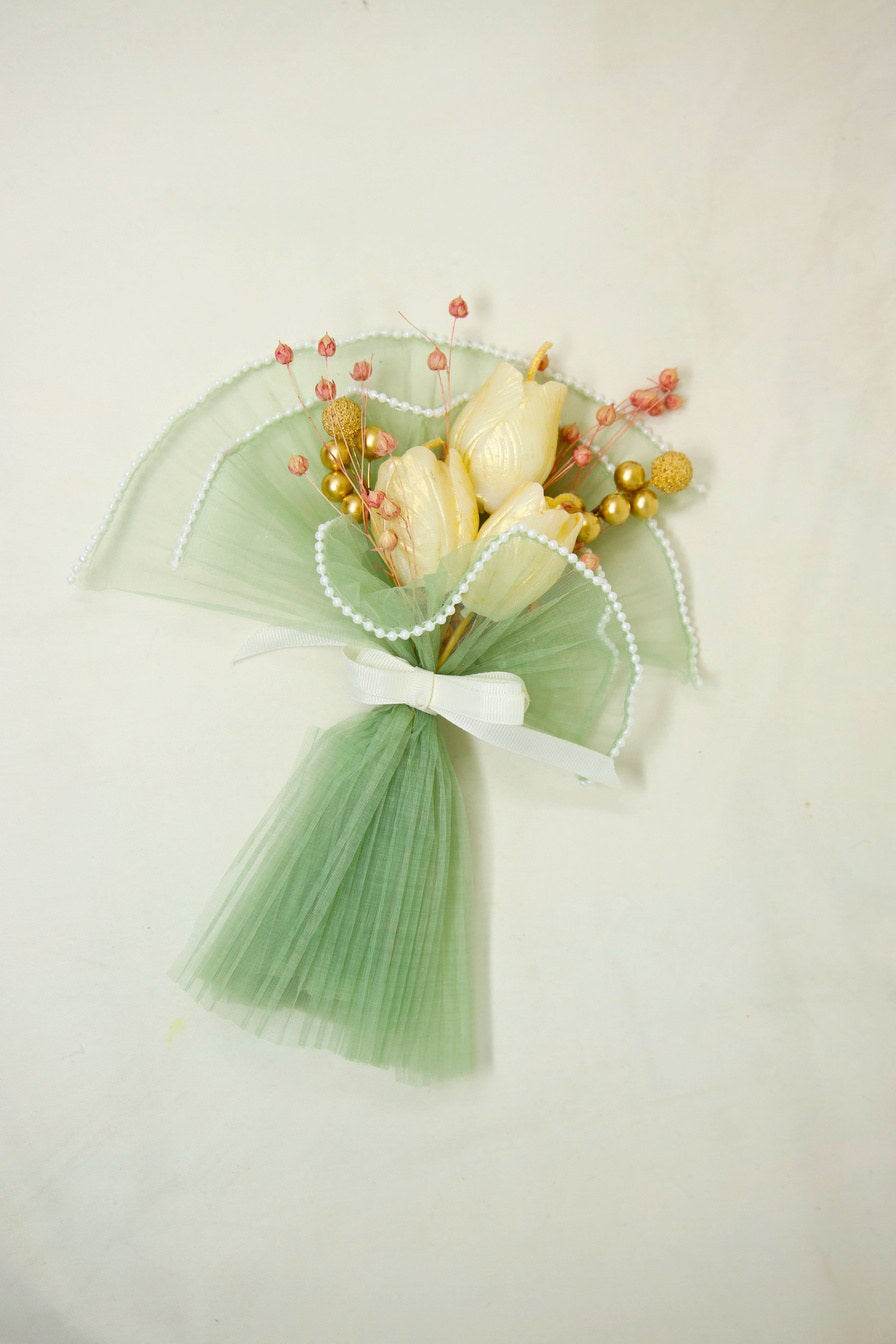 White Whisper Bouquet by Sage & Herbs
