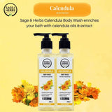 Natural Theme Bath Essential Calendula Body Wash – Gentle, Soothing & Hydrating Herbal Cleanser